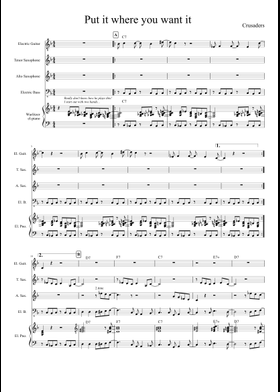 無料のザ・クルセイダーズ の楽譜 | MuseScore.com でPDFの