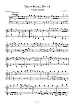 ソナタ第48番 (ハイドン) 楽譜 ピアノ (ソロ) | MuseScore.com