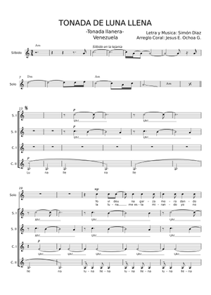 満月の歌 楽譜 ピアノ (ソロ) easy | MuseScore.com