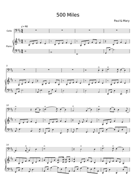 無料のピーター、ポール・アンド・マリー の楽譜 | MuseScore.com で