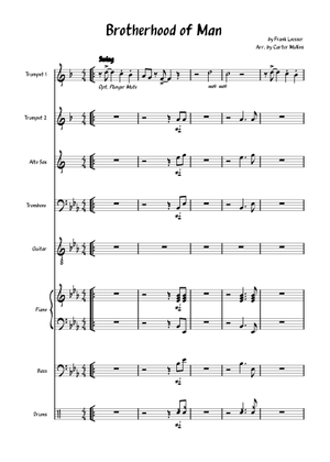 Brotherhood Of Man (Lead sheet with lyrics ) 楽譜 コード付き