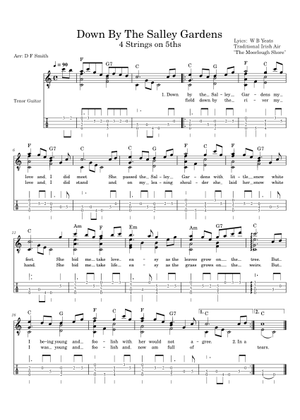 サリーガーデンズ 楽譜 コード付き ギター (ソロ) | MuseScore.com
