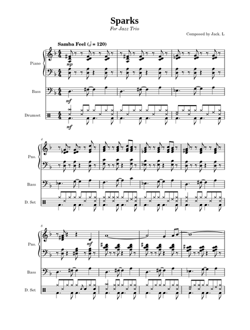 Jazz Arrangements and Compositions sheet music by Mr_MusicGuy