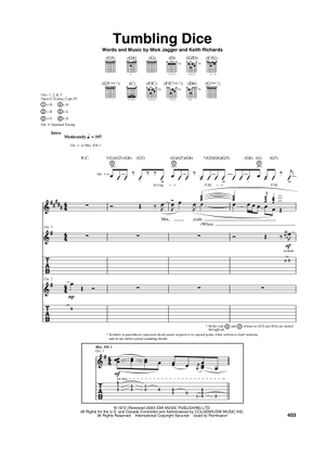 I Can't Get No) Satisfaction の公式楽譜を演奏する ザ・ローリング