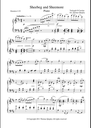 シーベグとシーモア – ターロック・オキャロラン (1670-1738) - タブ譜