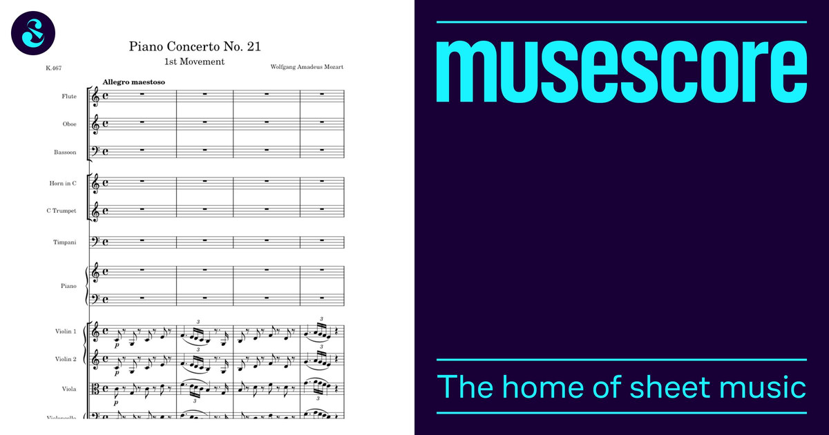 Piano Concerto No. 21 in C Major, K.467, 1st Movement (Allegro
