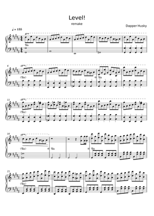 レベル！」だけど実はサウンドトラック – オーケストラ編曲 楽譜