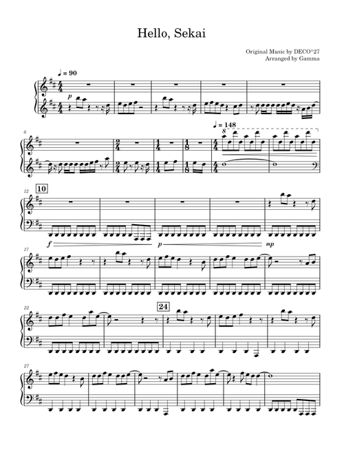 oofplayer1083 | 無料の の楽譜 | MuseScore.com でPDFのダウンロード