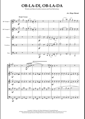 Obla di Obla da – The Beatles 楽譜 コード付き アルトサックス (ソロ