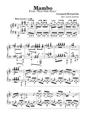 無料のレナード・バーンスタイン の楽譜 | MuseScore.com でPDFの