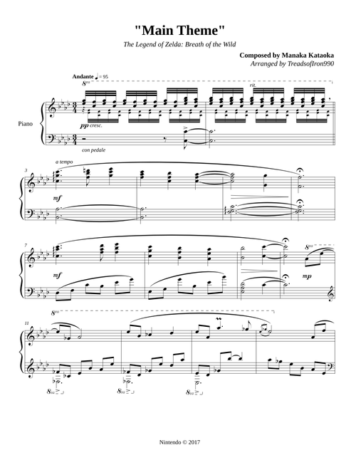 Pantera,VulgarDisplayOfpower,bandscore楽譜 TreadsofIron990 | 無料の の楽譜 | MuseScore.com でPDFの