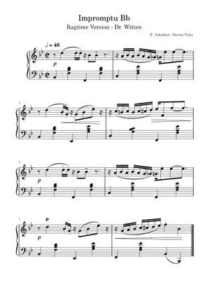 即興曲 作品90 D.899 第4番 変イ長調 - フランツ・シューベルト 楽譜