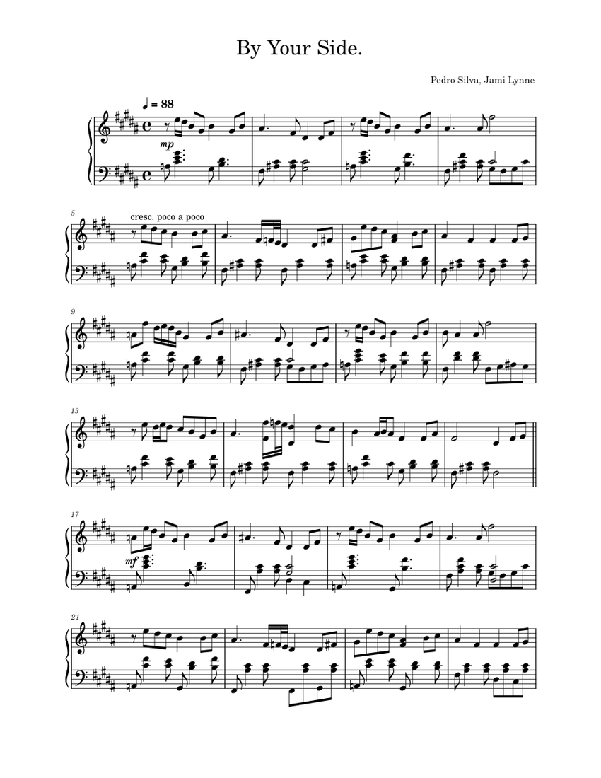 OMORI OSTからのセレクション 楽譜 ピアノ (ソロ) | MuseScore.com