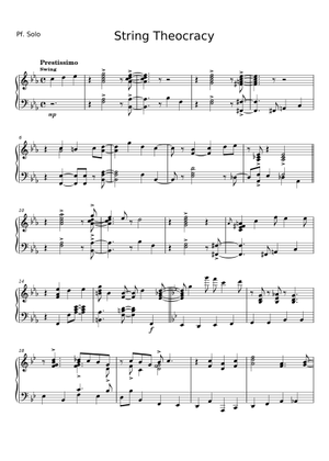 String Theocracy – Unknown author 楽譜 ボーカル (合唱) | MuseScore.com