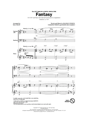 ファンタジー - アース・ウィンド・アンド・ファイアー 楽譜 コード ファンタジー - アース・ウィンド・アンド・ファイアー 楽譜 コード