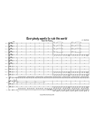 Everybody wants to rule the world – Tears for Fears 楽譜 ピアノ