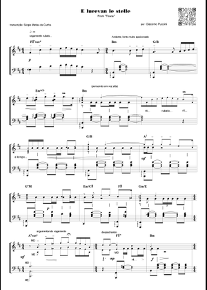 トスカ - Vissi d'arte (ピアノソロ) 楽譜 ピアノ (ソロ) | MuseScore.com