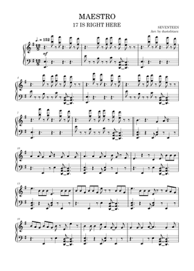無料のSEVENTEEN (セブンティーン) の楽譜 | MuseScore.com でPDFの