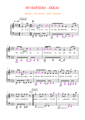 無料のノー・バチダオ ZXKAI の楽譜 | MuseScore.com でPDFの
