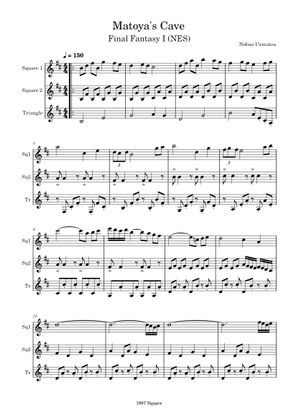 Final Fantasy III Crystal Cave - Nobuo Uematsu 楽譜 ピアノ (ソロ