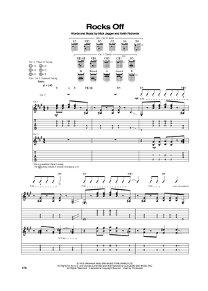Tell me の公式楽譜を演奏する by The Rolling Stones ギター