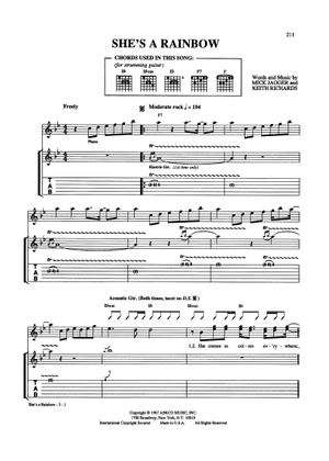 I Can't Get No) Satisfaction の公式楽譜を演奏する ザ・ローリング