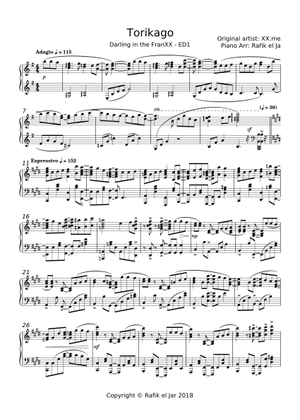 鳥籠 楽譜 ピアノ (ソロ) | MuseScore.com