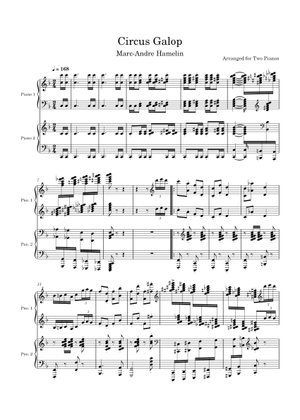 サーカス・ギャロップ – マルク＝アンドレ・アムラン (楽譜) 楽譜