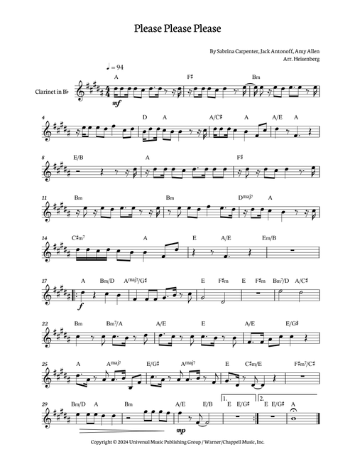 無料の初心者 クラリネット（その他）の楽譜 | MuseScore.comでPDFを