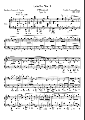 ソナタ第3番、第2楽章 楽譜 ピアノ (ソロ) | MuseScore.com