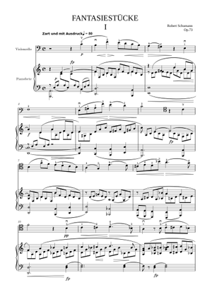 幻想小品集, 作品73 – ロベルト・シューマン 楽譜 ピアノ