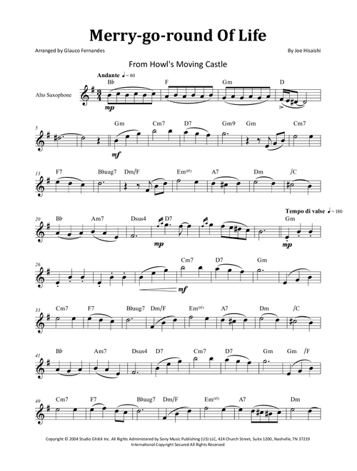 無料の中級 アルトサックスの楽譜 | MuseScore.comでPDFをダウンロード