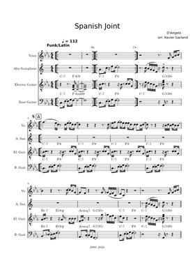 無料のディアンジェロ の楽譜 | MuseScore.com でPDFのダウンロード