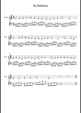 無料の交響曲第9番, Op.125 ルートヴィヒ・ヴァン・ベートーヴェン の