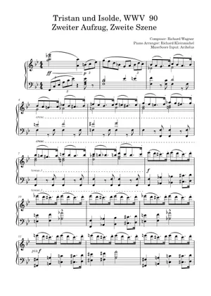 トリスタンとイゾルデ 楽譜 ピアノ (ソロ) | MuseScore.com トリスタンとイゾルデ 楽譜 ピアノ (ソロ) | MuseScore.com