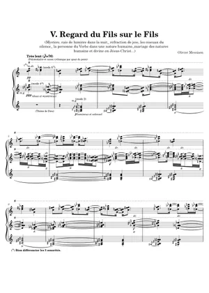 オリヴィエ・メシアン - 幼子イエスに注ぐ20の眼差し 第5曲 御子による オリヴィエ・メシアン - 幼子イエスに注ぐ20の眼差し 第5曲 御子による