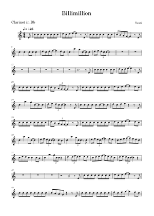 ビリミリオン - 優里 楽譜 コード付き ピアノ (ソロ) easy | MuseScore.com