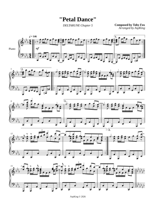 Petal Dance – Deltarune Chapter 5 楽譜 ピアノ (ソロ) | MuseScore.com