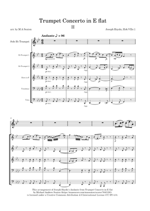 ハイドン トランペット協奏曲 II 楽譜 コルネット (ソロ) | MuseScore.com