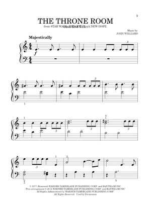 Throne Room and End Title (from Star Wars: A New Hope) の公式楽譜