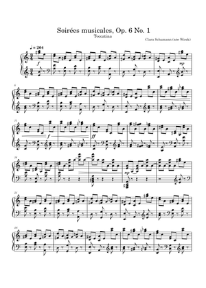 Soirées Musicales, Op. 6 – Clara Schumann 楽譜 ピアノ (ソロ