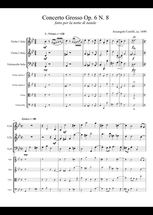 Concerto grosso in G minor 'Fatto per la Notte di Natale', Op.6 No