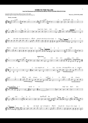 戦没者への賛歌 楽譜 ピアノ (ソロ) easy | MuseScore.com