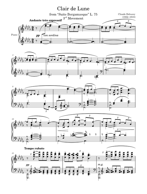 無料のピアノ クラシックの楽譜 | MuseScore.comでPDFをダウンロード