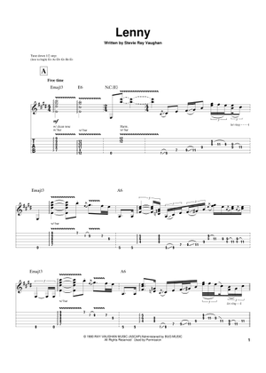 Honey bee の公式楽譜を演奏する by Stevie Ray Vaughan & Double