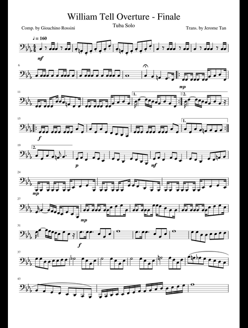 無料のソロ チューバの楽譜 | MuseScore.comでPDFをダウンロードまたは印刷