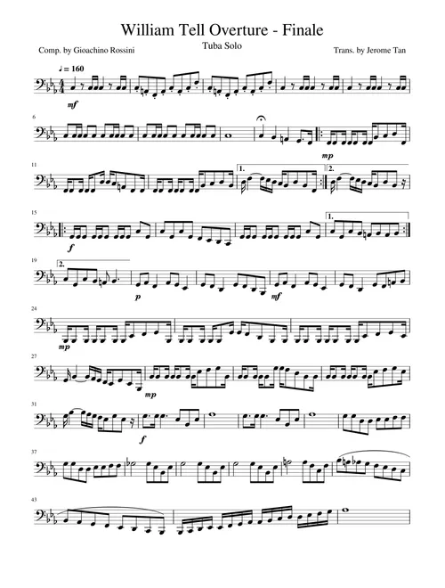 無料のソロ チューバの楽譜 | MuseScore.comでPDFをダウンロードまたは印刷 無料のソロ チューバの楽譜 | MuseScore.comでPDFをダウンロードまたは印刷