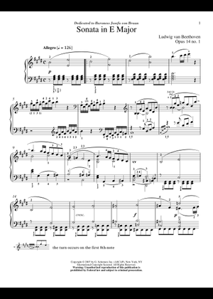 ソナタ第9番、第3楽章 楽譜 ピアノ (ソロ) | MuseScore.com