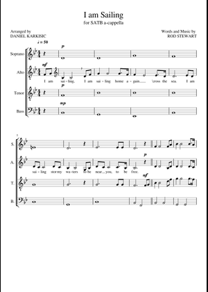 Sailing - Rod Stewart 楽譜 コード付き ピアノ (ソロ) easy
