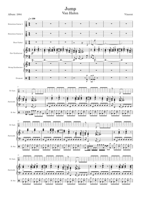 無料のヴァン・ヘイレン の楽譜 | MuseScore.com でPDFのダウンロード